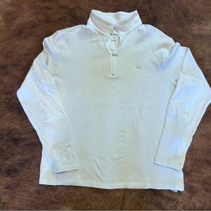 Michael Michael Kors Men’s Long Sleeve 1/4 zip with elbow patches